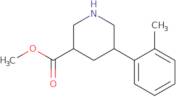 Methyl 5-(2-methylphenyl)piperidine-3-carboxylate