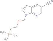 1-{[2-(Trimethylsilyl)ethoxy]methyl}-1h-pyrrolo[2,3-b]pyridine-5-carbonitrile