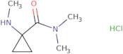 N,N-Dimethyl-1-(methylamino)cyclopropane-1-carboxamide hydrochloride