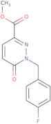 Methyl 1-(4-fluorobenzyl)-6-oxo-1,6-dihydropyridazine-3-carboxylate