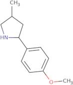 2-(4-Methoxyphenyl)-4-methylpyrrolidine