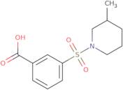 3-[(3-Methylpiperidin-1-yl)sulfonyl]benzoic acid