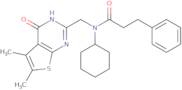 N-Cyclohexyl-N-[(1,4-dihydro-5,6-dimethyl-4-oxothieno[2,3-d]pyrimidin-2-yl)methyl]-benzenepropan...