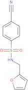 4-Cyano-N-(furan-2-ylmethyl)benzene-1-sulfonamide