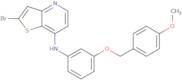 2-bromo-n-{3-[(4-methoxyphenyl)methoxy]phenylthieno[3,2-b]pyridin-7-amine