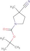 1-boc-3-cyano-3-methylpyrrolidine