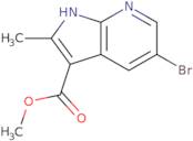 Methyl 5-bromo-2-methyl-1H-pyrrolo[2,3-b]pyridine-3-carboxylate