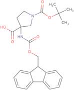 1-[(tert-butoxy)carbonyl]-3-({[(9H-fluoren-9-yl)methoxy]carbonyl}amino)pyrrolidine-3-carboxylic ...