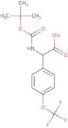 (S)-A-(Boc-amino)-4-(trifluoromethoxy)benzeneacetic acid