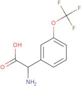 (R)-A-Amino-3-trifluoromethoxybenzeneacetic acid