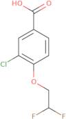 3-Chloro-4-(2,2-difluoroethoxy)benzoic acid