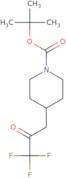 tert-Butyl 4-(3,3,3-trifluoro-2-oxopropyl)piperidine-1-carboxylate