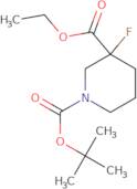 ethyl 1-boc-3-fluoropiperidine-3-carboxylate