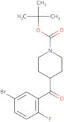 tert-Butyl 4-(5-bromo-2-fluorobenzoyl)piperidine-1-carboxylate