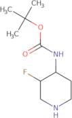 (3-Fluoro-piperidin-4-yl)carbamic Acid tert-Butyl Ester