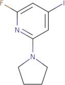 2-Fluoro-4-iodo-6-(pyrrolidin-1-yl)pyridine