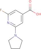 2-Fluoro-6-(pyrrolidin-1-yl)isonicotinic acid