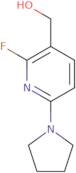 (2-Fluoro-6-(pyrrolidin-1-yl)pyridin-3-yl)methanol