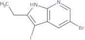 5-Bromo-2-ethyl-3-iodo-1H-pyrrolo[2,3-b]pyridine