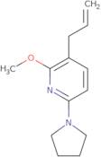 3-Allyl-2-methoxy-6-(pyrrolidin-1-yl)pyridine