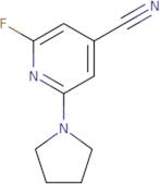 2-Fluoro-6-(pyrrolidin-1-yl)isonicotinonitrile