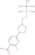 6-(3-((tert-Butyldimethylsilyloxy)methyl)-pyrrolidin-1-yl)-2-fluoronicotinic acid