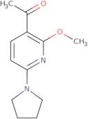 1-(2-Methoxy-6-(pyrrolidin-1-yl)pyridin-3-yl)-ethanone