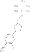 6-(3-((tert-Butyldimethylsilyloxy)methyl)-pyrrolidin-1-yl)-2-fluoronicotinonitrile