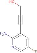 3-(2-Amino-5-fluoropyridin-3-yl)prop-2-yn-1-ol