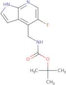 tert-Butyl [(5-fluoro-1H-pyrrolo[2,3-b]pyridin-4-yl)methyl]carbamate