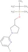 2-(3-((tert-Butyldimethylsilyloxy)methyl)-pyrrolidin-1-yl)-6-fluoropyridine