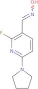 (E)-2-Fluoro-6-(pyrrolidin-1-yl)nicotinaldehyde oxime