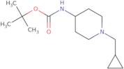 4-(N-BOC-Amino)-1-(cyclopropylmethyl)piperidine