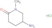 5-amino-1-methylpiperidin-2-one hydrochloride