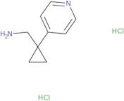 [1-(Pyridin-4-yl)cyclopropyl]methanamine dihydrochloride