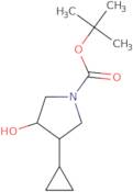 rac-tert-Butyl (3R,4S)-3-cyclopropyl-4-hydroxypyrrolidine-1-carboxylate