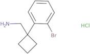 [1-(2-bromophenyl)cyclobutyl]methanamine hydrochloride