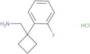 [1-(2-Fluorophenyl)cyclobutyl]methanamine HCl