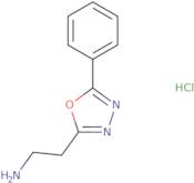 2-(5-Phenyl-1,3,4-oxadiazol-2-yl)ethan-1-amine hydrochloride