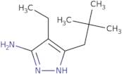 5-(2,2-Dimethylpropyl)-4-ethyl-1H-pyrazol-3-amine