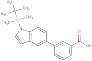 3-(1-(tert-Butyldimethylsilyl)-1H-indol-5-yl)benzoic acid