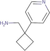 [1-(Pyridin-4-yl)cyclobutyl]methanamine