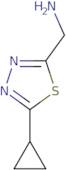 (5-Cyclopropyl-1,3,4-thiadiazol-2-yl)methanamine