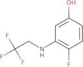 4-Fluoro-3-[(2,2,2-trifluoroethyl)amino]phenol