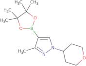 (3-Methyl-1-(tetrahydro-2H-pyran-4-yl)-1H-pyrazol-4-yl)boronic acid pinacol ester