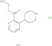 Ethyl 3-(piperidin-4-yl)picolinate dihydrochloride