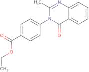 Ethyl 4-(2-methyl-4-oxo-3,4-dihydroquinazolin-3-yl)benzoate