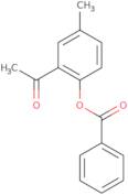 2-acetyl-4-methylphenyl benzoate