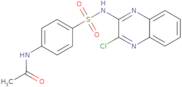 N-{4-[(3-Chloroquinoxalin-2-yl)sulfamoyl]phenyl}acetamide