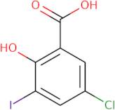 5-Chloro-2-hydroxy-3-iodobenzoic acid